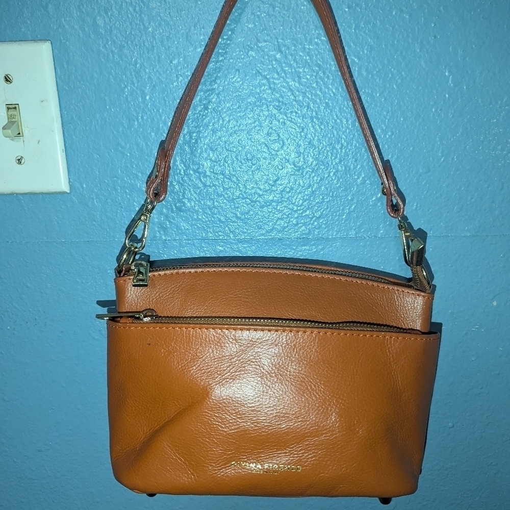 Divina FirenzeBrown Leather Handbag - Picture 3 of 7